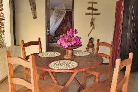 Table de repas sur la gallerie