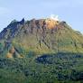 Volcan de la soufrière en Guadeloupe